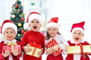 Nikolaus Besuch bringt Kinderaugen zum Strahlen